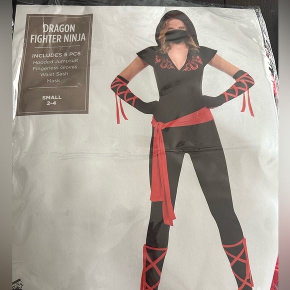 Party City Other - Dragon Fighter Ninja Women’s Costume - Black and Red